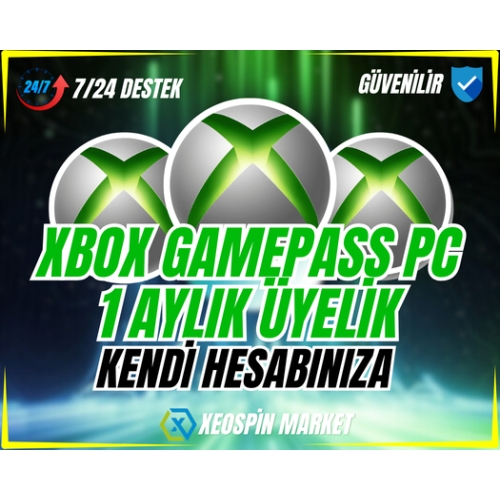  1 Aylık Xbox Game Pass + Garanti + Destek